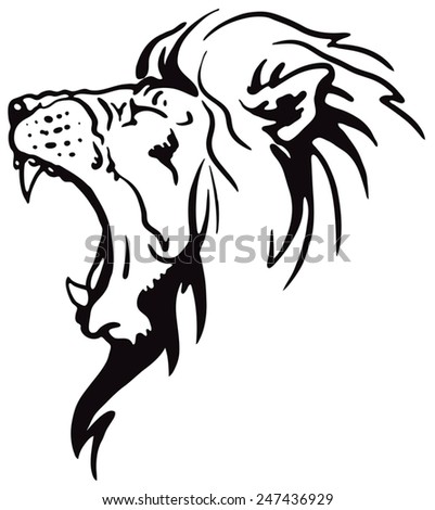 Decorative Head Lion Stock Vector 177909746 - Shutterstock