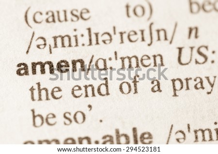 amen word dictionary definition amenable shutterstock vectors pray royalty