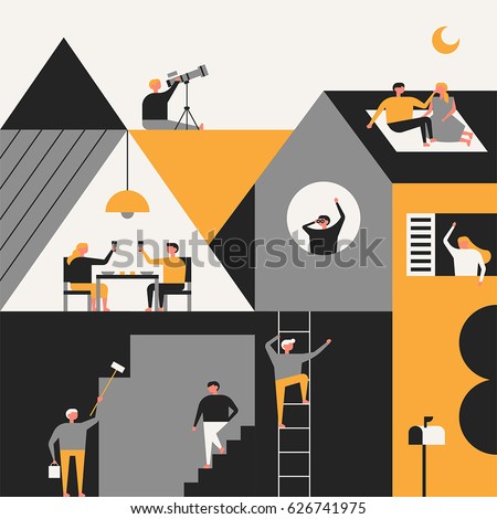 people character vector illustration flat design people character vector illustration flat design