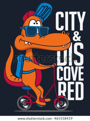 dinosaur, bicycle vector design dinosaur, bicycle vector design