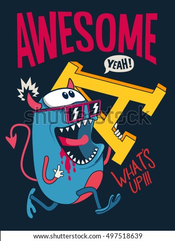 cool monster vector character design cool monster vector character design