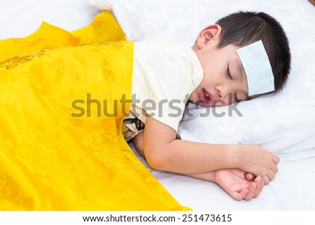 HAS FEVER has fever: