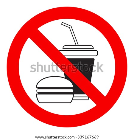 No Food Or Drink Sign Stock Photos, Images, & Pictures 