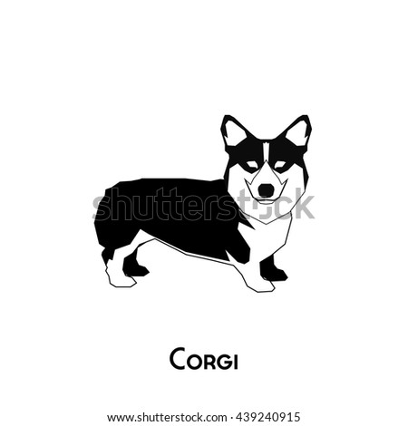 German Shepherd Dog Vector Illustration Stock Vector 9877522 - Shutterstock