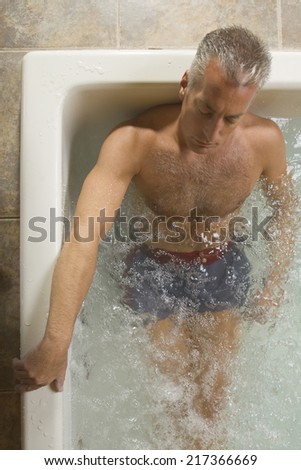 Man Bathtub Stock Photos Images Pictures Shutterstock