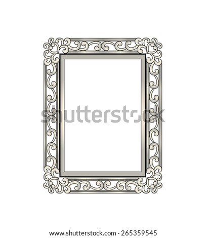 Stock Images similar to ID 92764585 - ornate oval border