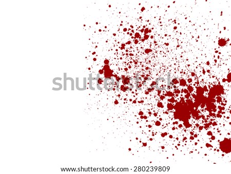 Blood Splatter Corner Image Stock Illustration 38478340 - Shutterstock