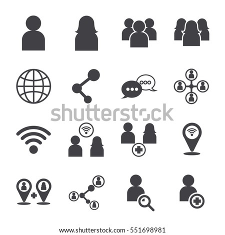 Layout Icon Set Stock Vector 284844956 - Shutterstock