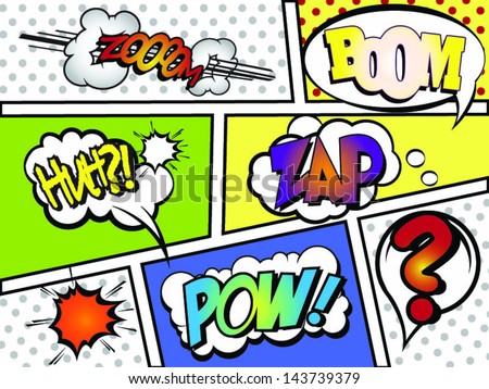 Comic Pages Stock Vectors & Vector Clip Art | Shutterstock