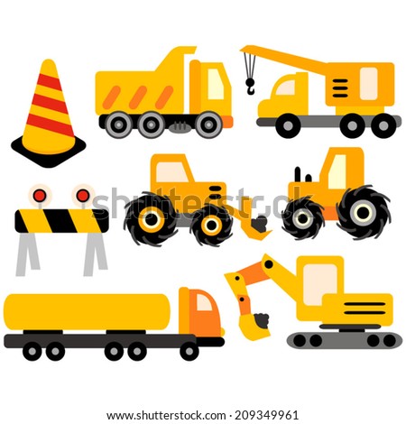 Construction Truck Vector Stock Photos, Images, & Pictures 