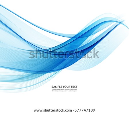 Abstract vector background, blue waved lines for brochure, website, flyer design. Transparent wave Abstract vector background, blue waved lines for brochure, website, flyer design. Transparent wave