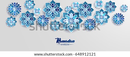 Feast of Breaking the Fast celebrate greeting card with paper cutting style with bright colored arabic islamic geometric pattern art. Islamic decoration. Eid al Fitr. Iftar. Template for iftar.Ramadan Feast of Breaking the Fast celebrate greeting card with paper cutting style with bright colored arabic islamic geometric pattern art. Islamic decoration. Eid al Fitr. Iftar. Template for iftar.Ramadan