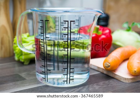 12 Liter 500ml 5dl Water Measuring Stock Photo 367465592 - Shutterstock