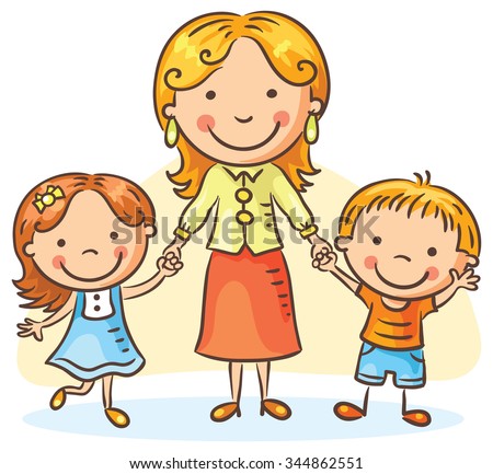 Mother And Child Stock Vectors & Vector Clip Art | Shutterstock