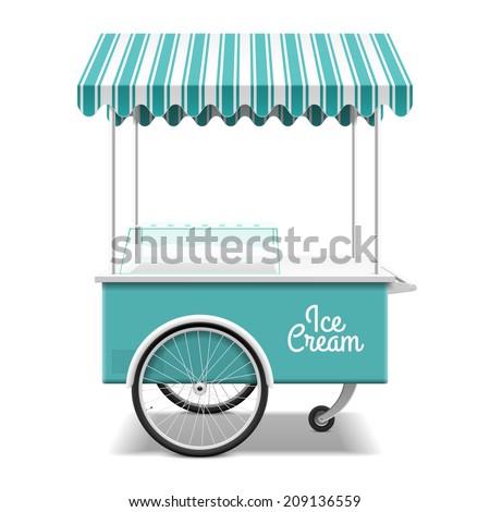 Ice Cream Cart Stock Vectors & Vector Clip Art | Shutterstock