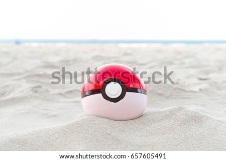 pokeball beach ball