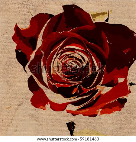 Red rose watercolor Stock Photos, Images, & Pictures | Shutterstock