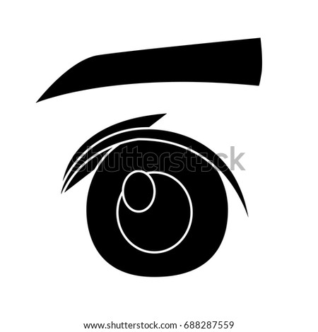 Vector Cute Cartoon White Winking Face Stock Vector 163756943