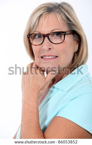 milfs fanny and huge tits middle aged woman nude wearing glasses