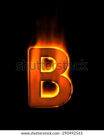 B Fiery Letter Font Stock Photos, Images, & Pictures | Shutterstock