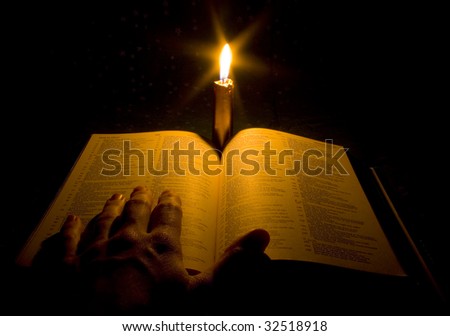 Bible Candle Open Stock Photos Images Pictures Bible Candle Open Stock Photos Images Pictures