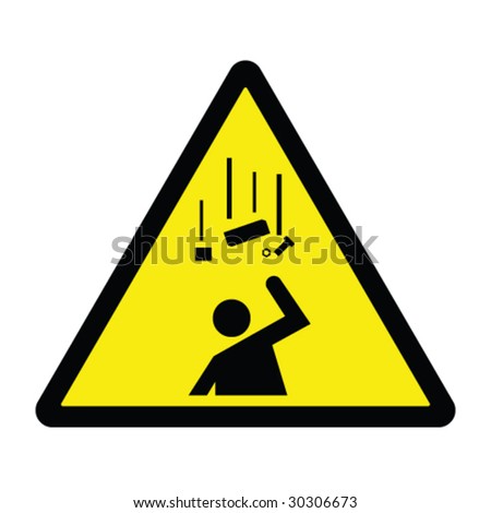 Falling Debris Hazard Sign Stock Illustration 30404419 - Shutterstock