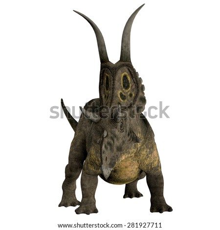 dinosaur with 7 horns