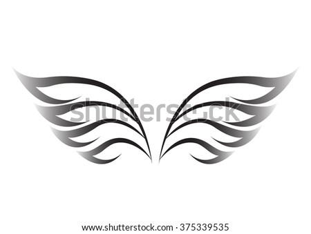 Wings Vector Set Stock Vector 135784631 - Shutterstock