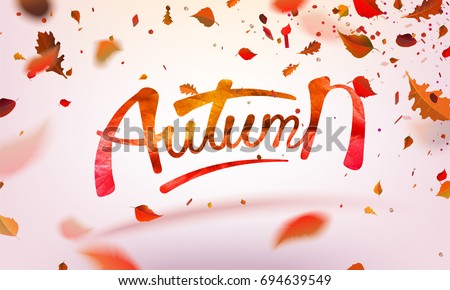 Stock vector illustration Autumn falling leaves. Autumnal foliage fall and poplar leaf flying in wind motion blur. Autumn design. Templates for placards, banners, flyers, presentations, reports. Stock vector illustration Autumn falling leaves. Autumnal foliage fall and poplar leaf flying in wind motion blur. Autumn design. Templates for placards, banners, flyers, presentations, reports.
