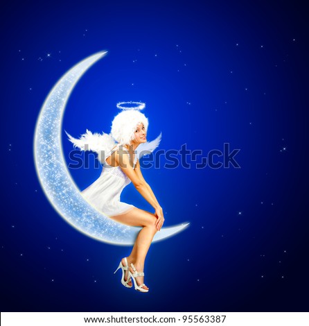 Moon Angels Stock Photos, Images, & Pictures 