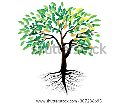 Vector Tree Stock Vector 113656216 - Shutterstock