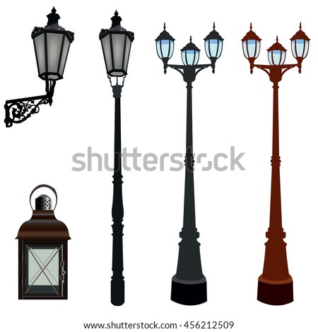 Lamp Post Lamppost Street Road Light Stock Photo 80284948 - Shutterstock