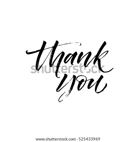 Thank you postcard. Hand drawn greeting card. Ink illustration. Modern brush calligraphy. Isolated on white background. Thank you postcard. Hand drawn greeting card. Ink illustration. Modern brush calligraphy. Isolated on white background.