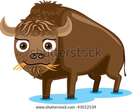 Cartoon buffalo Stock Photos, Images, & Pictures | Shutterstock
