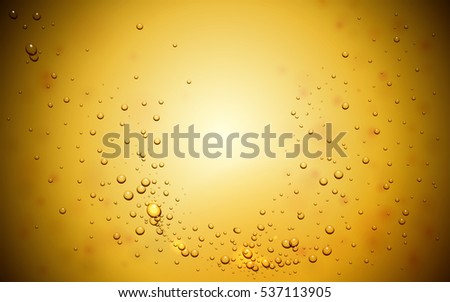 Abstract background with bubbles in yellow tone, 3d illustration Abstract background with bubbles in yellow tone, 3d illustration