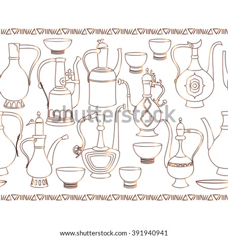 Set Hand Drawn Science Chemical Equipment Stock Vector 294460451