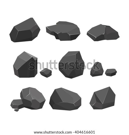 Pile Of Rocks Stock Vectors & Vector Clip Art 