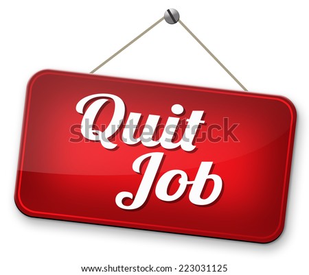 Stock options quit job