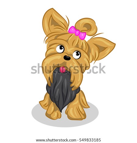 "cute Cartoon Yorkie" Stock Images, Royalty-Free Images & Vectors