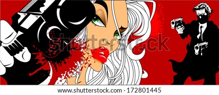 stock-vector-beautiful-woman-and-man-wit