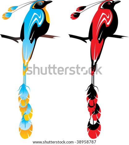 Paradise Bird Stock Vectors & Vector Clip Art | Shutterstock