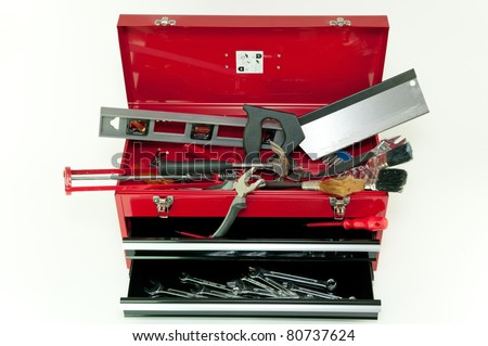 Red Toolbox Stock Photos, Illustrations, and Vector Art