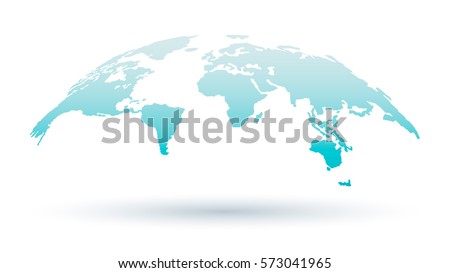 World Map Isolated on White Background. Design Element for Business Presentation, Web, Arts, Education. Vector Illustration World Map Isolated on White Background. Design Element for Business Presentation, Web, Arts, Education. Vector Illustration