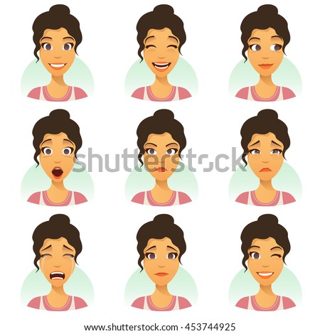 That Girl surprize facial expression cartoon love this
