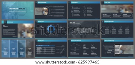 Blue infographic elements on a dark background for presentation templates. Use in presentation, flyer and leaflet, corporate report, marketing, advertising, annual report, banner. Blue infographic elements on a dark background for presentation templates. Use in presentation, flyer and leaflet, corporate report, marketing, advertising, annual report, banner.
