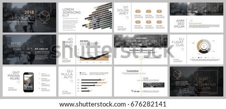 Gold and black elements for infographics on a white background. Presentation templates. Use in presentation, flyer and leaflet, corporate report, marketing, advertising, annual report, banner. Gold and black elements for infographics on a white background. Presentation templates. Use in presentation, flyer and leaflet, corporate report, marketing, advertising, annual report, banner.