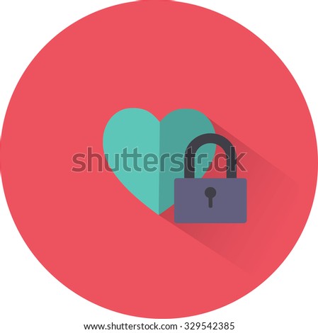 secret vector lock icon heart shutterstock