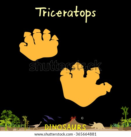 triceratops foot