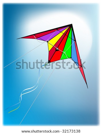 Colorful Kites Stock Vector 10560487 - Shutterstock