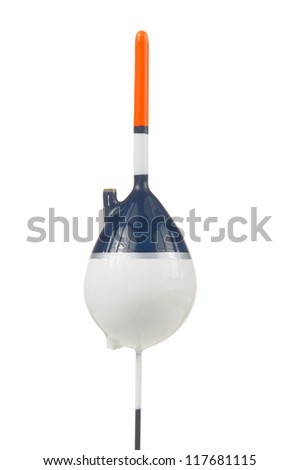 Fishing Float Isolated on White Background - stock photo